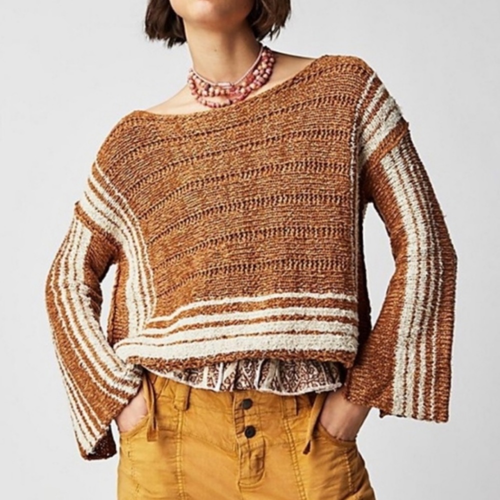 Free People • Sunrays Pullover Sweater • Small